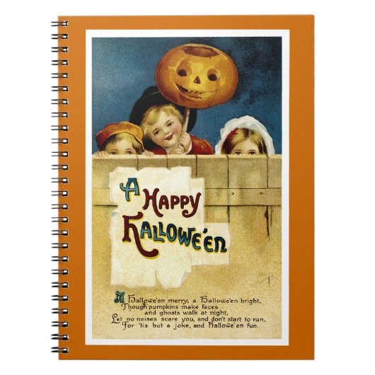 Halloween Spaß Notizblock (Vorderseite)
