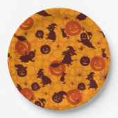 Halloween-Spaß-Papierteller 23cm Pappteller (Vorderseite)