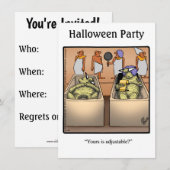 Halloween-Spaß-Party Einladungen für Halloween (Vorne/Hinten)