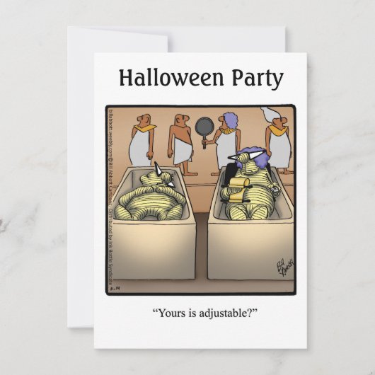 Halloween-Spaß-Party Einladungen für Halloween (Vorderseite)