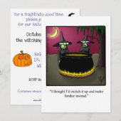 Halloween Spaß Party Einladungen "Spectickles" (Vorne/Hinten)
