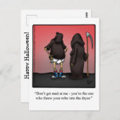 Halloween Spaß Postcard Postkarte (Vorne/Hinten)