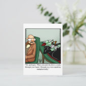 Halloween Spaß Postcard Postkarte (Stehend Vorderseite)