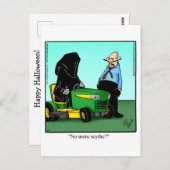 Halloween Spaß Postcard Postkarte (Vorne/Hinten)