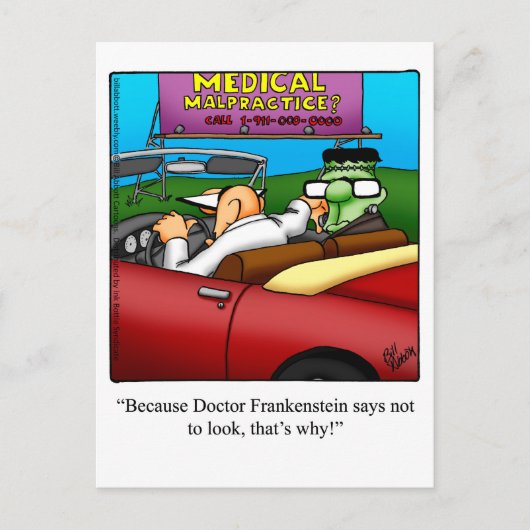 Halloween Spaß Postkarten "Spectickles" (Vorderseite)