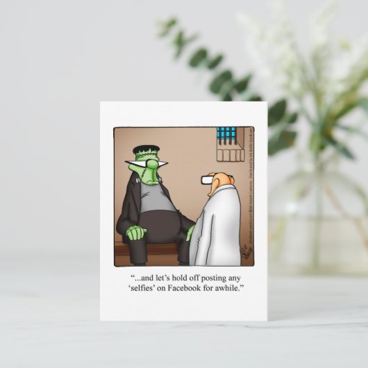 Halloween Spaß Postkarten "Spectickles" (Stehend Vorderseite)