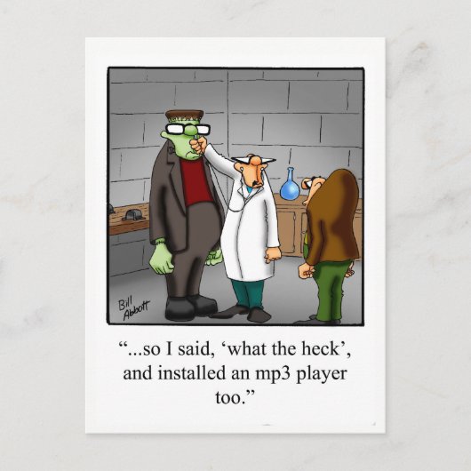 Halloween Spaß Postkarten "Spectickles" (Vorderseite)