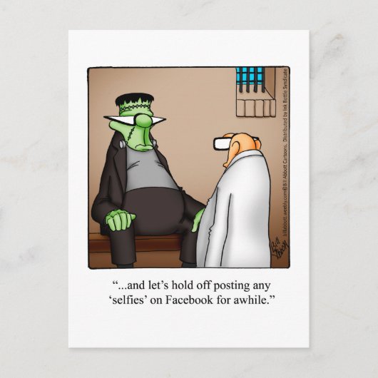 Halloween Spaß Postkarten "Spectickles" (Vorderseite)