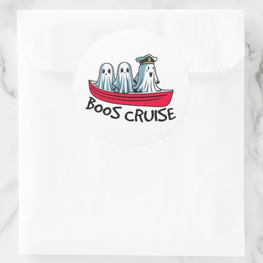 Halloween-Spaß Runder Aufkleber (Tasche)