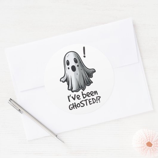 Halloween-Spaß Runder Aufkleber (Umschlag)