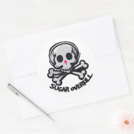 Halloween-Spaß Runder Aufkleber