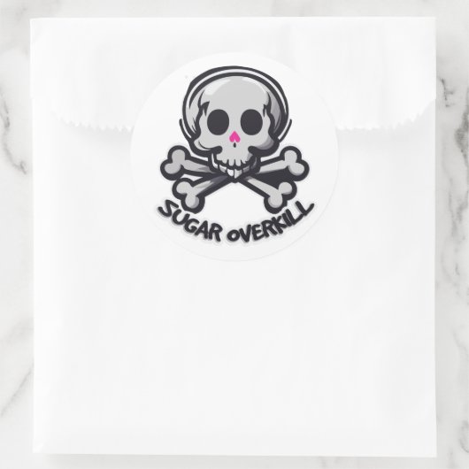 Halloween-Spaß Runder Aufkleber (Tasche)