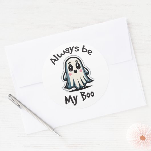 Halloween-Spaß Runder Aufkleber (Umschlag)