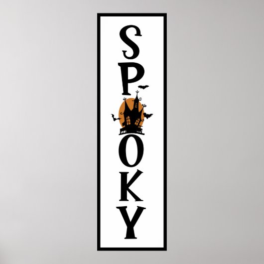 Halloween Spaß | Spooky Creepy Dose Length Poster (Vorne)