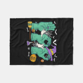 Halloween Sped Teacher Boo in Asl Boo Handzeichen  Fleecedecke (Vorderseite (Horizontal))