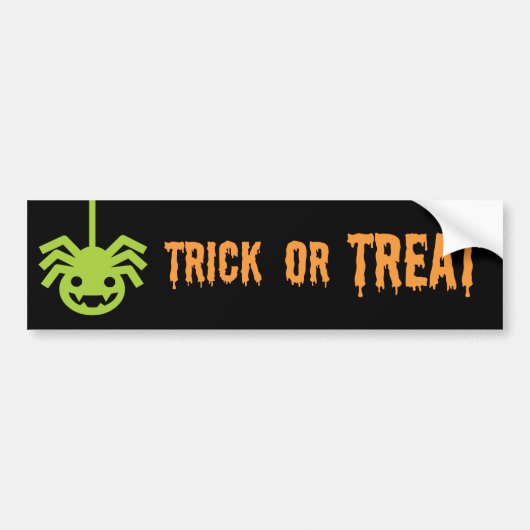 Halloween Spider Autoaufkleber (Vorne)