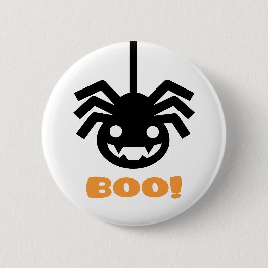 Halloween Spider Button (Vorderseite)
