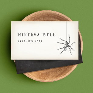 Halloween Spider Calling Card Telefonnummerkarte