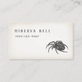 Halloween Spider Calling Card Telefonnummerkarte