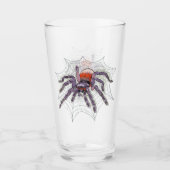 Halloween Spider Creepy Fun Glas (Vorderseite)