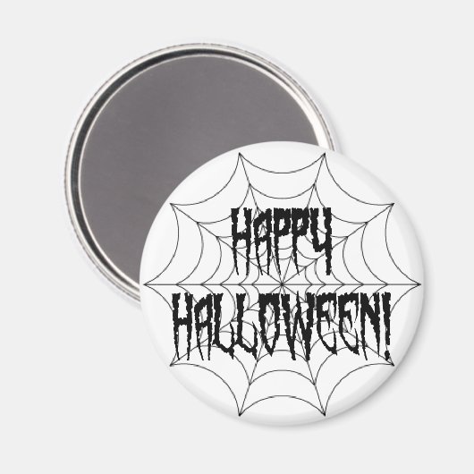Halloween Spider Fingers und Web Magnet (Vorderseite/Rückseite)