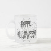 Halloween Spider Fingers und Web Mattglastasse (Links)