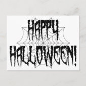 Halloween Spider Fingers und Web Postkarte (Vorderseite)