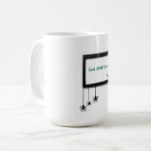 Halloween Spider Frame Tasse (Vorderseite Links)