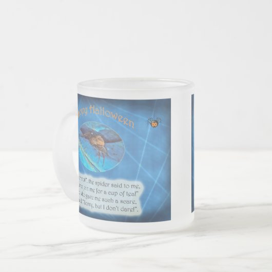 Halloween Spider Glass Tasse Varieté Set (Vorderseite Links)