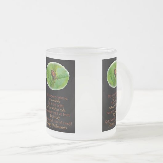 Halloween Spider Glass Tasse Varieté Set (VorderseiteRechts)