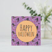 Halloween Spider Hexenhut Candy Lila (Stehend Vorderseite)