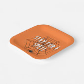 Halloween Spider im Web Pappteller (Gewinkelt)