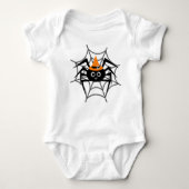 Halloween Spider in Web-Shirts und Geschenke Baby Strampler (Vorderseite)