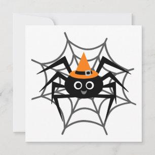 Halloween Spider in Web-Shirts und Geschenke Karte