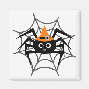 Halloween Spider in Web-Shirts und Geschenke Magnet