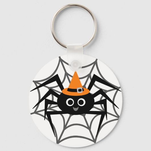 Halloween Spider in Web-Shirts und Geschenke Schlüsselanhänger (Vorderseite)