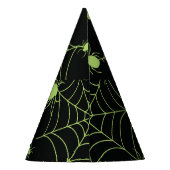 Halloween Spider Net Creative Pattern Partyhütchen (Rückseite)