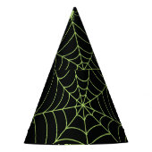 Halloween Spider Net Creative Pattern Partyhütchen (Vorderseite)