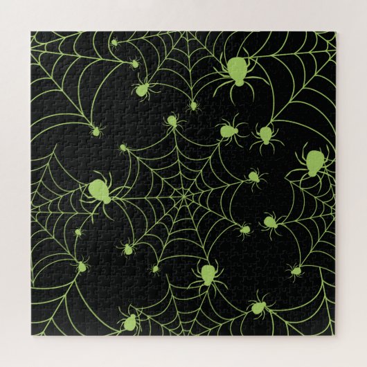 Halloween Spider Net Creative Pattern Puzzle (Horizontal)