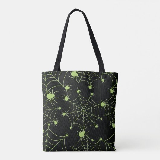 Halloween Spider Net Creative Pattern Tasche (Rückseite)