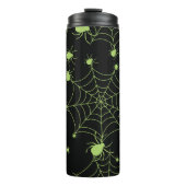 Halloween Spider Net Creative Pattern Thermosbecher (Vorderseite)
