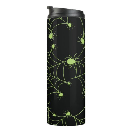 Halloween Spider Net Creative Pattern Thermosbecher (Nach rechts gedreht)