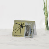 Halloween Spider Note Card Karte (Vorderseite)