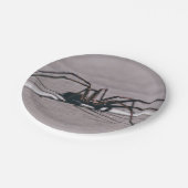 Halloween Spider Paper Plate Pappteller (Schrägansicht)
