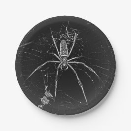 Halloween Spider Paper Plate Pappteller