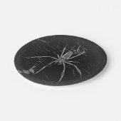 Halloween Spider Paper Plate Pappteller (Schrägansicht)