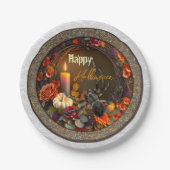 Halloween-Spider Pappteller (Vorderseite)