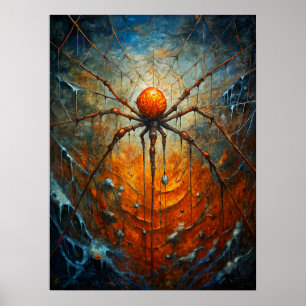Halloween Spider Poster