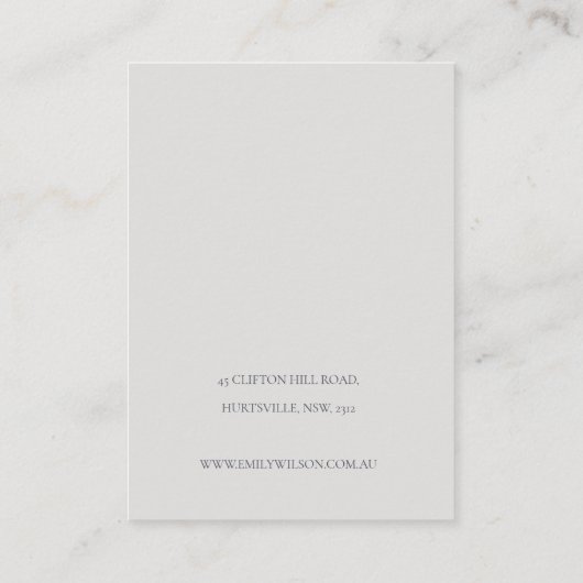 Halloween Spider Pumpkin 2 Stuhlvorratsanzeige Visitenkarte (Rückseite)