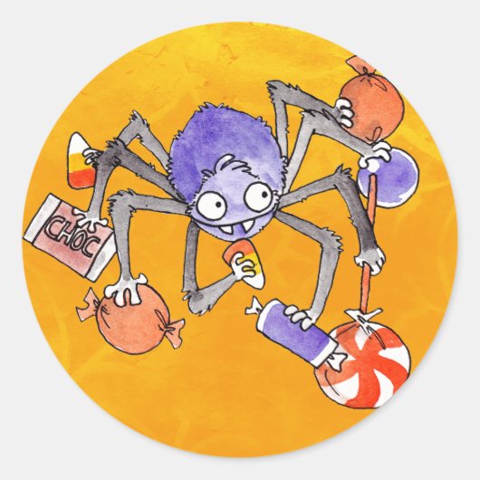 Halloween Spider Stickers (Vorderseite)